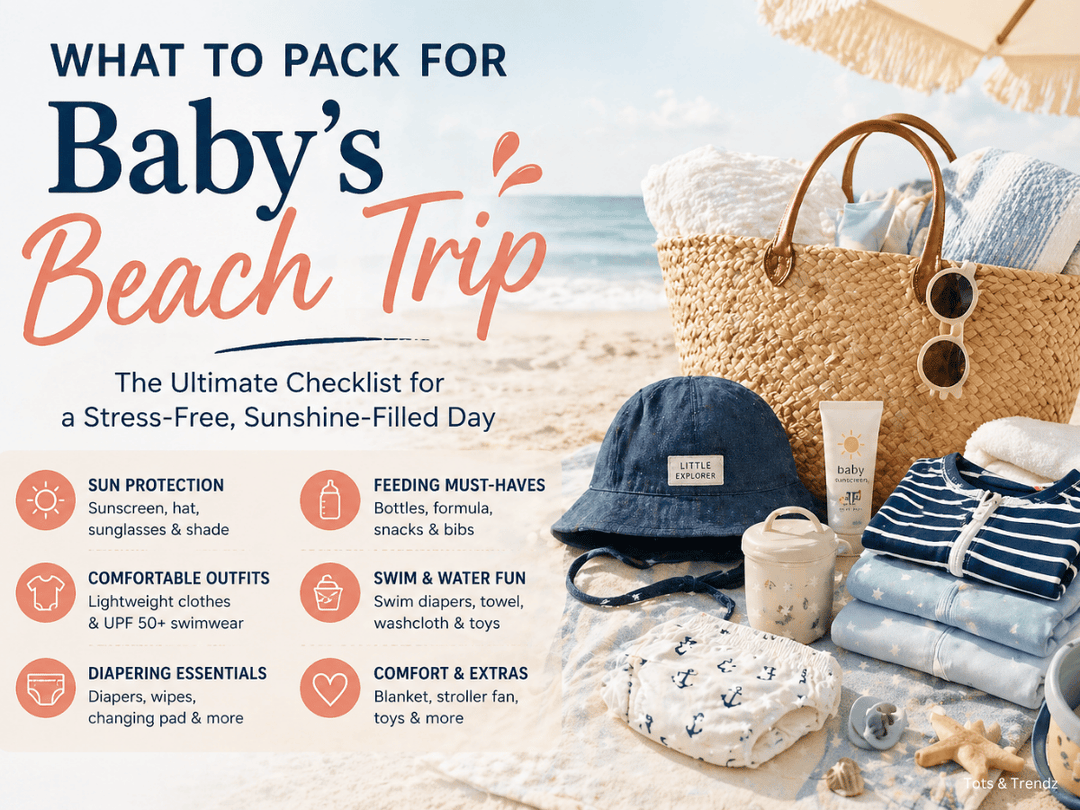 What to pack for baby's beach trip