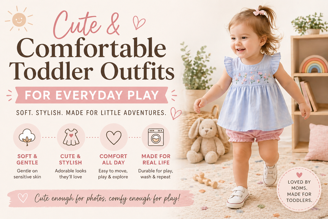 Cute and comfortable toddler outfits
