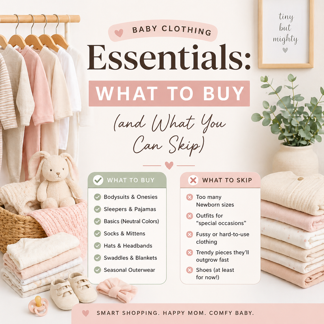 Baby clothing: Essentials what to buy
