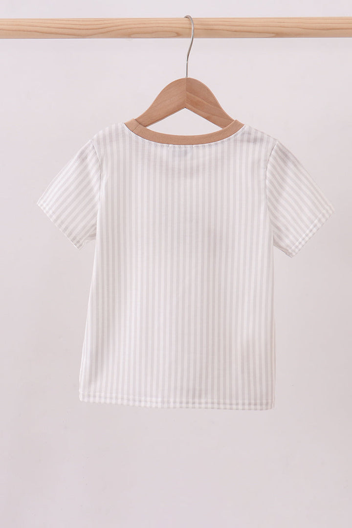 Brown Alpaca Embroidered Top