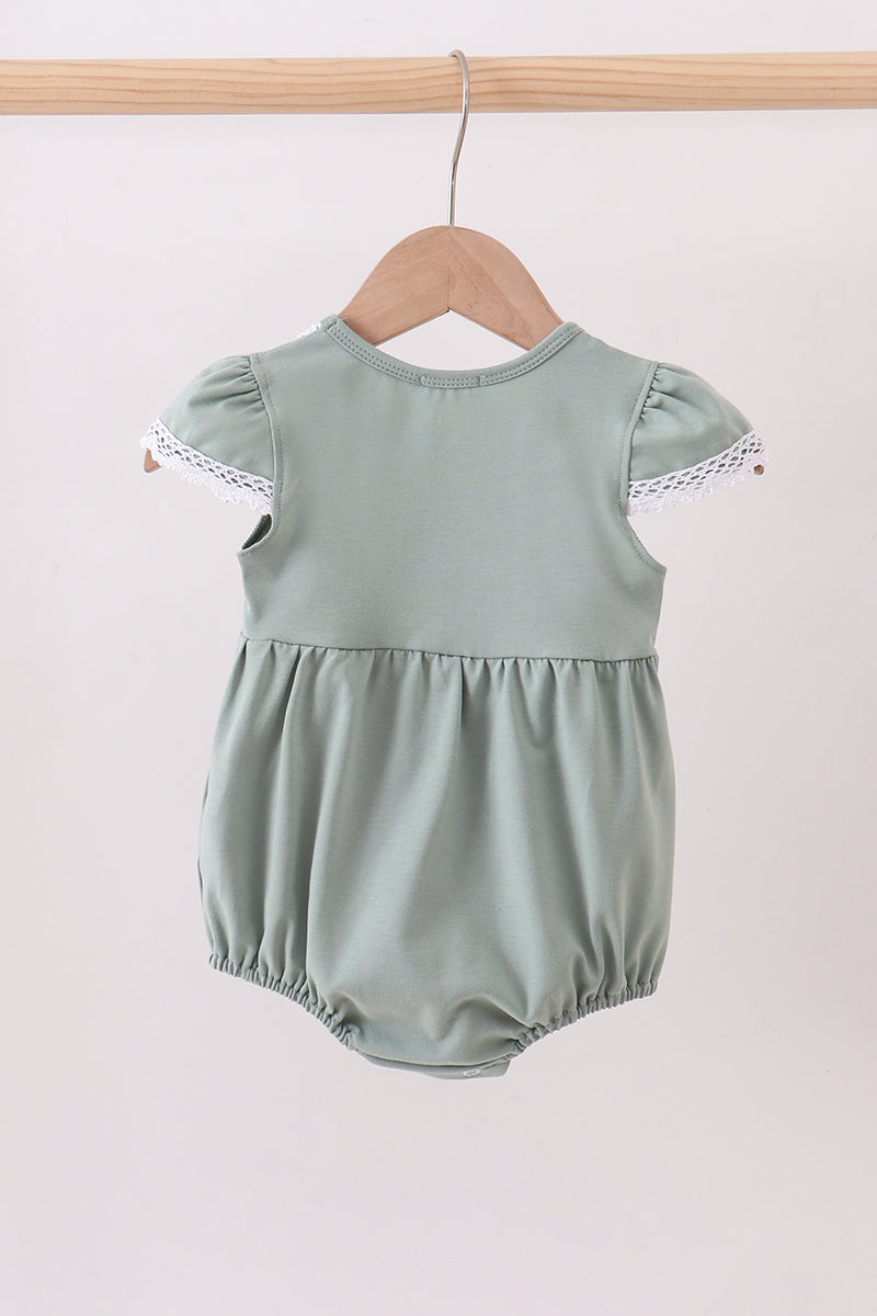 Sage Bunny Embroidered Bubble