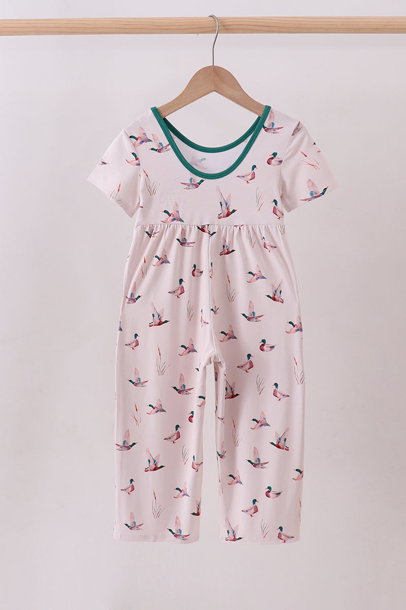 Green Duck Bamboo Jumpsuit