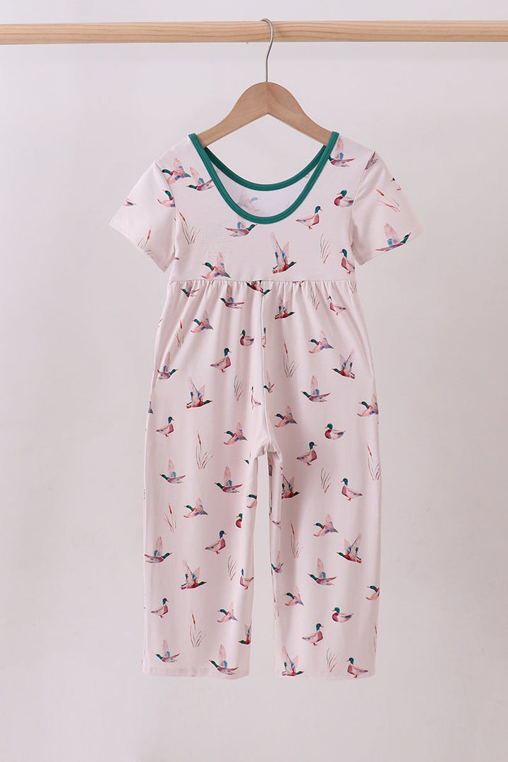 Green Duck Bamboo Jumpsuit