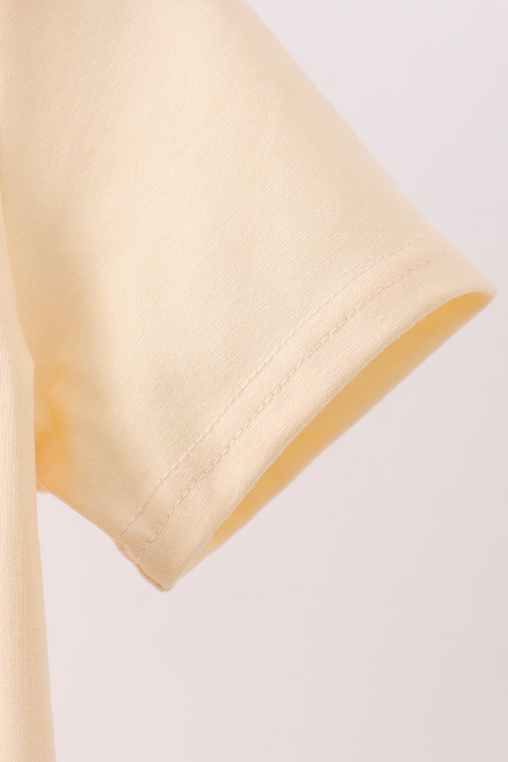 Khaki Boot Applique Top