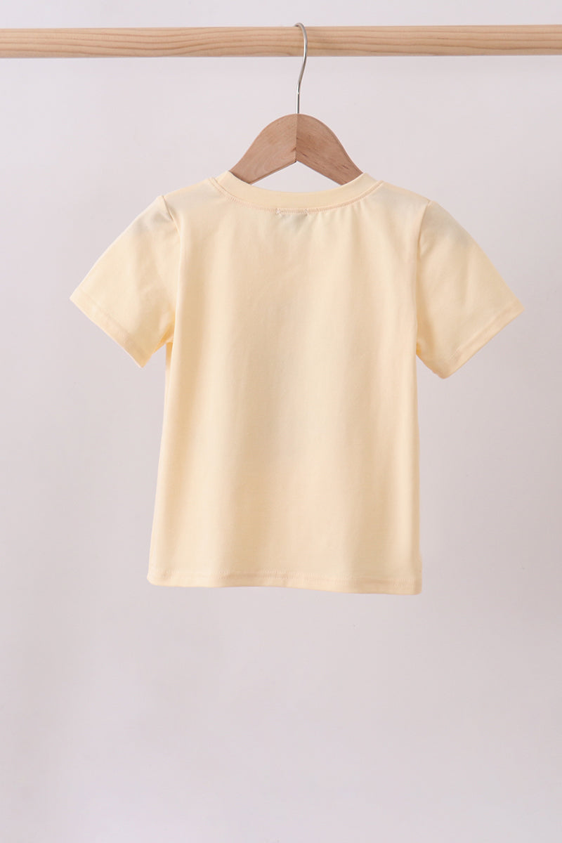 Khaki Boot Applique Top