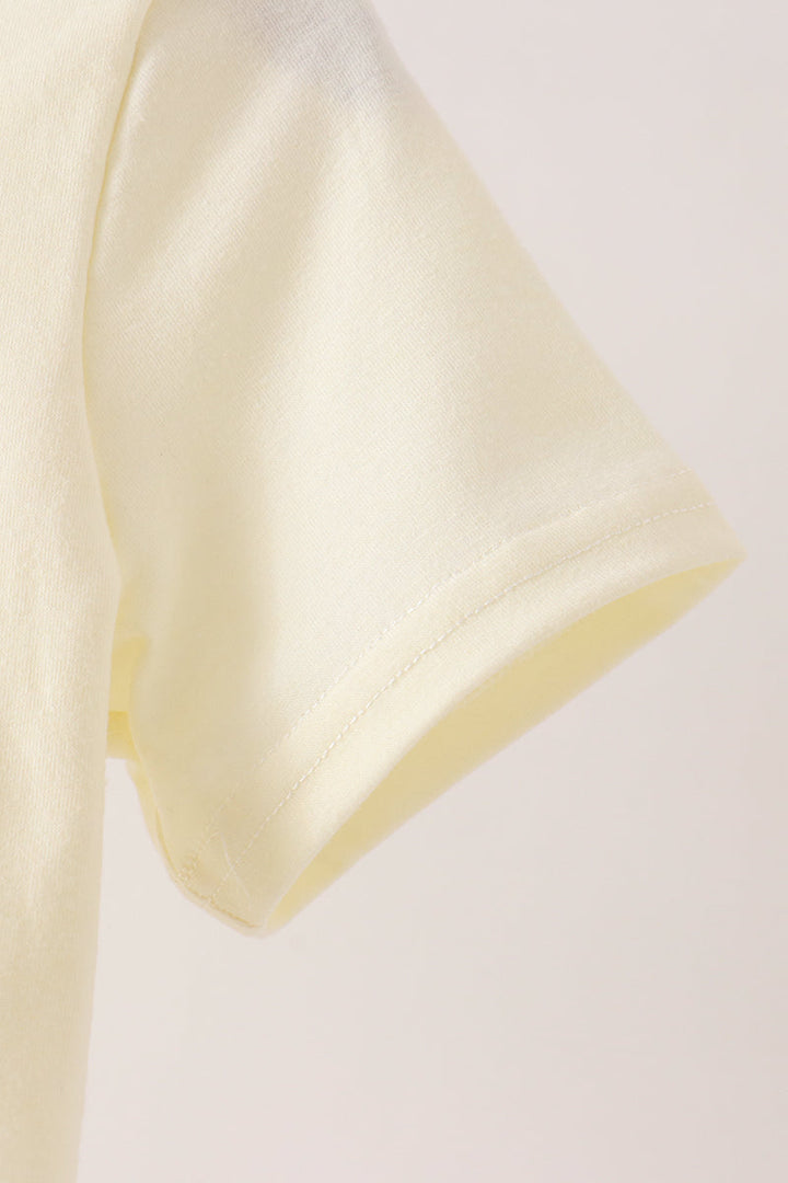 Beige Character French Knot Top