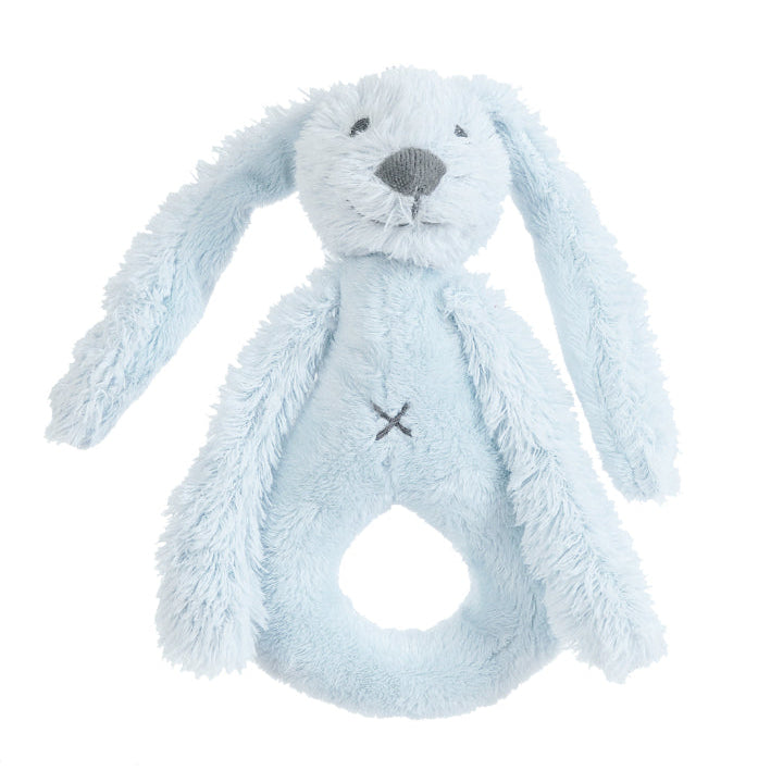 Blue Rabbit Richie Rattle by Happy Horse | Soft Stuffed Animal