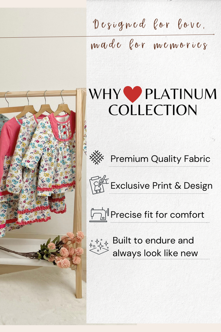Platinum Balcony Print Dot Set