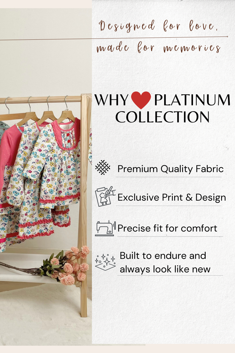 Platinum Floral Print Dress