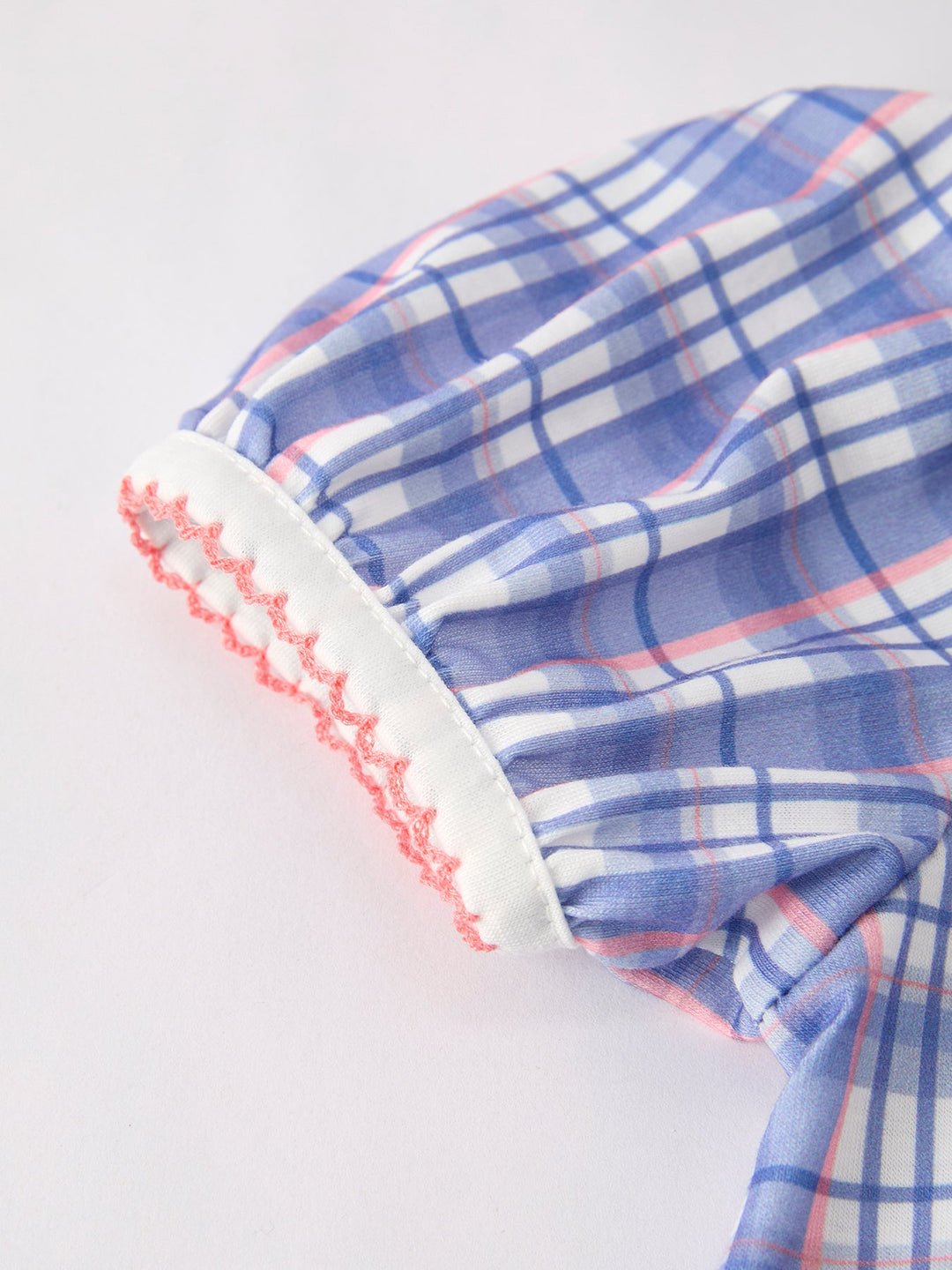 Back To School Pocket Applique Check Dress
