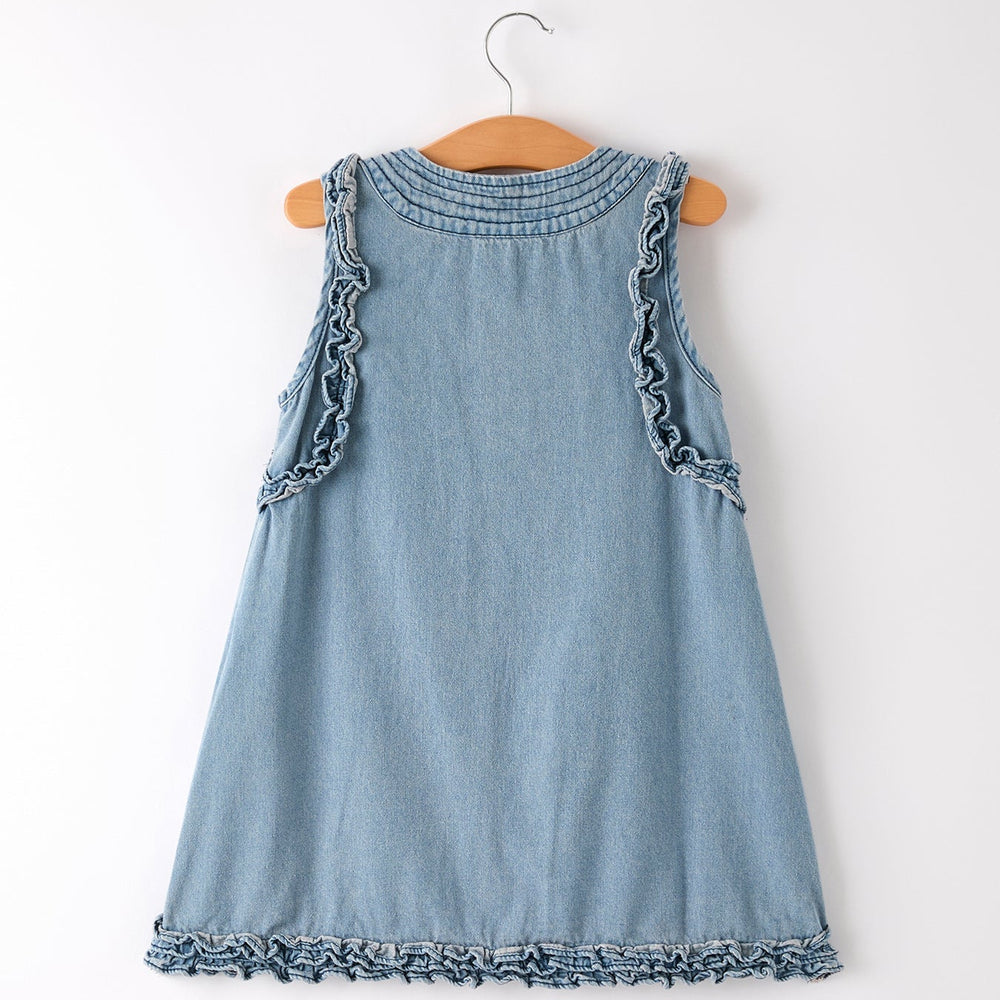 Sleeveless Ruffle Dress