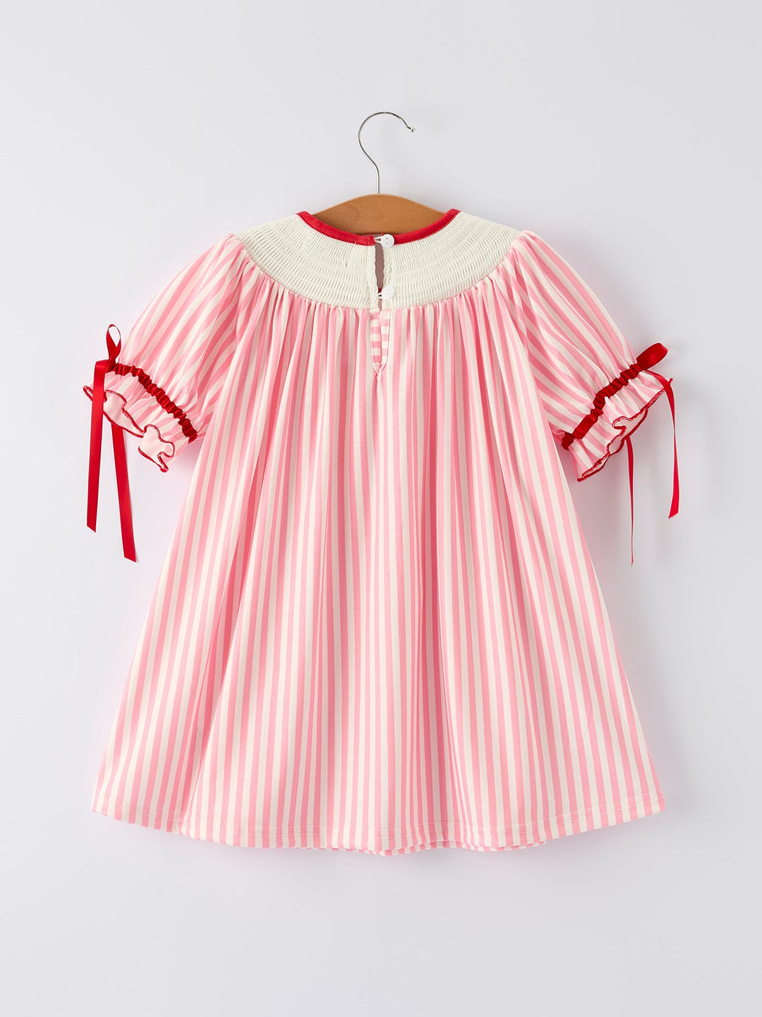 Pink Baseball Embroidery Dress