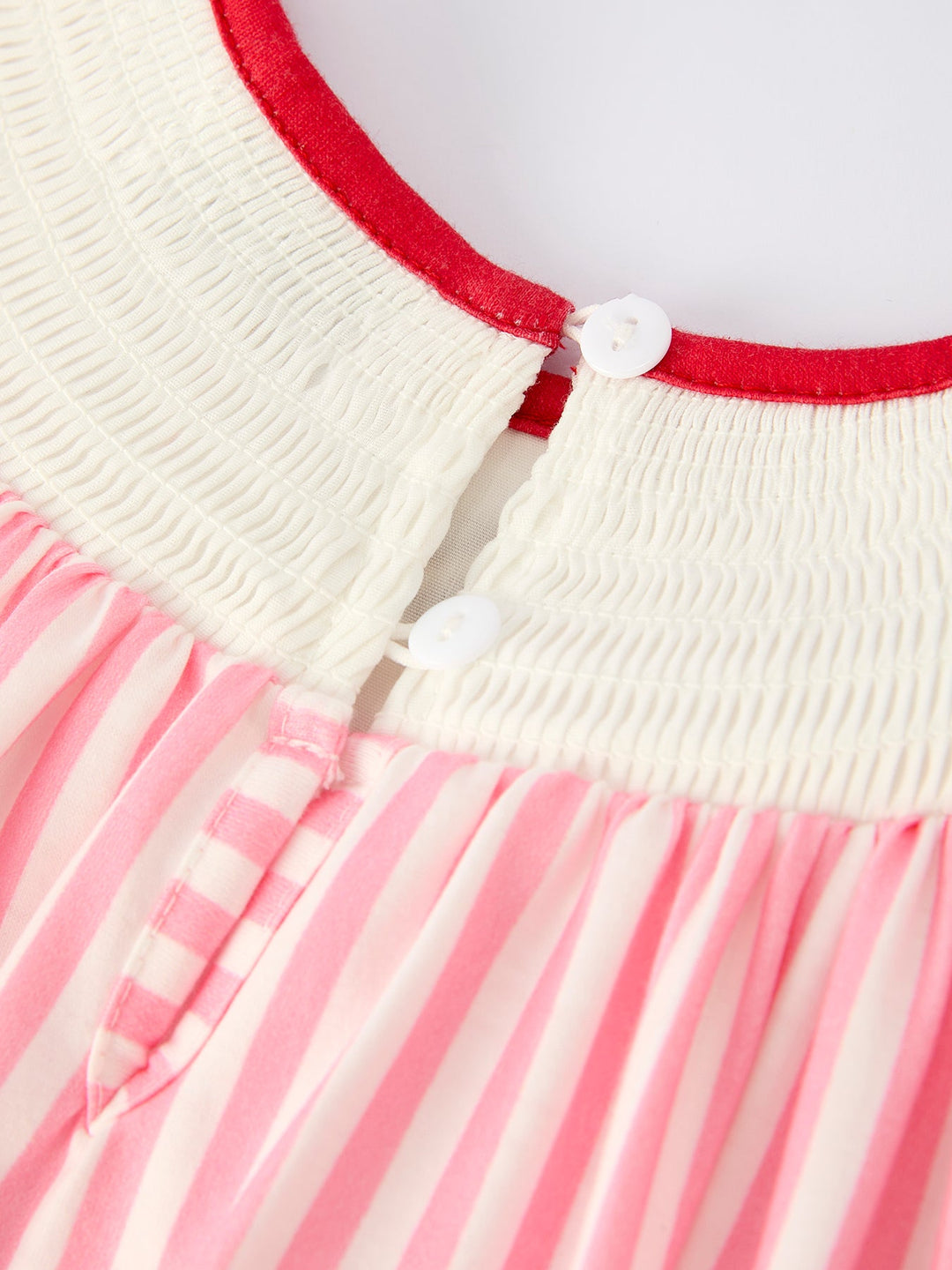 Pink Baseball Embroidery Dress