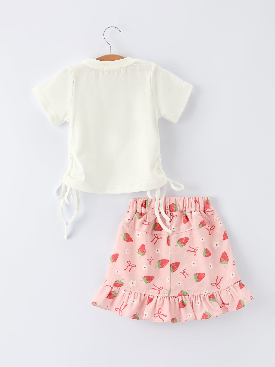 "Berry Sweet" Printed Top and Skirt Set