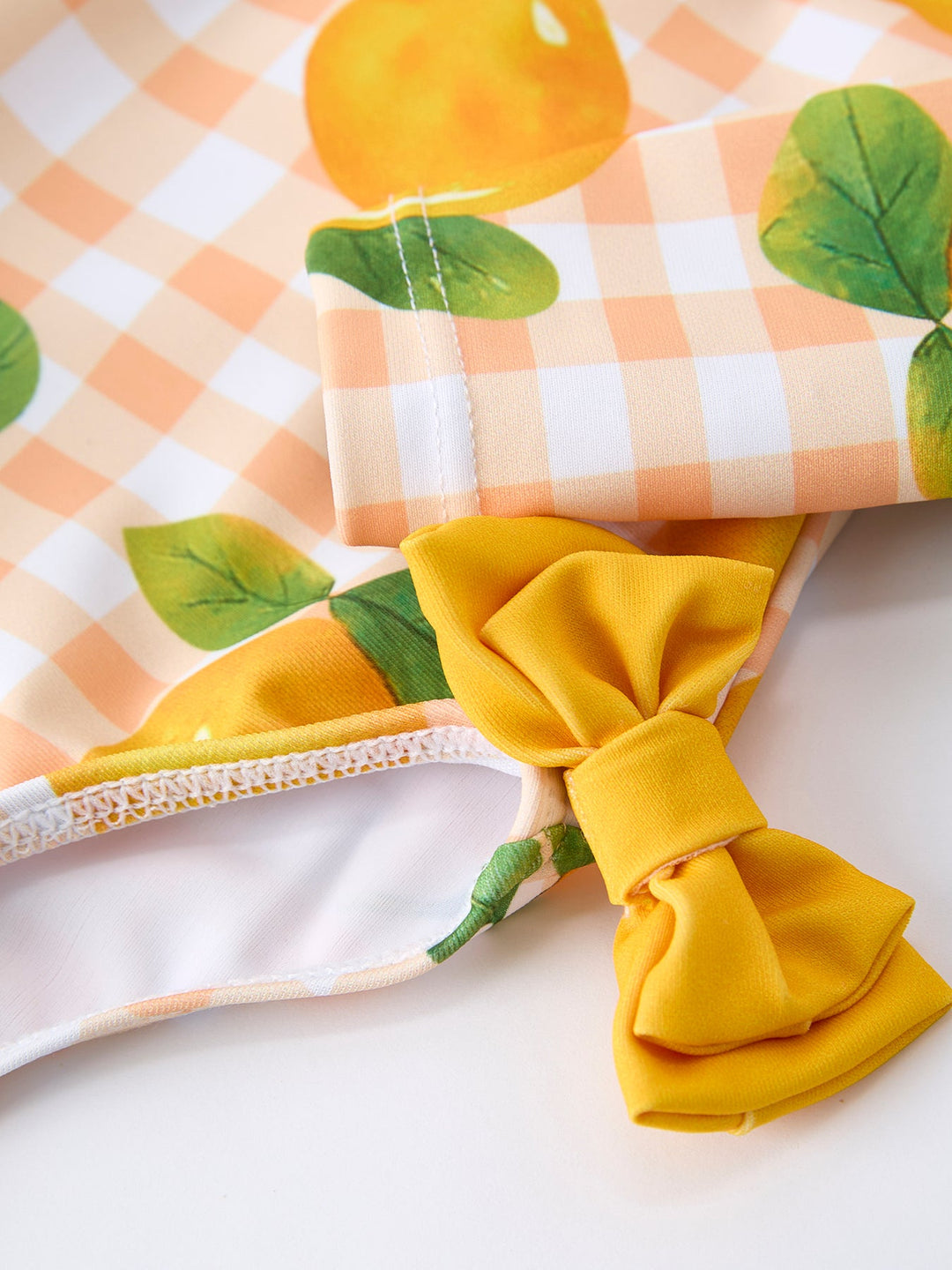 Lemon Print One Piece Swimsuit