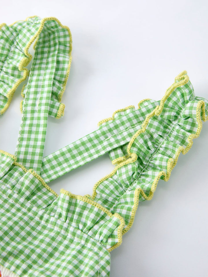 Turtle Print Smocked Dress
