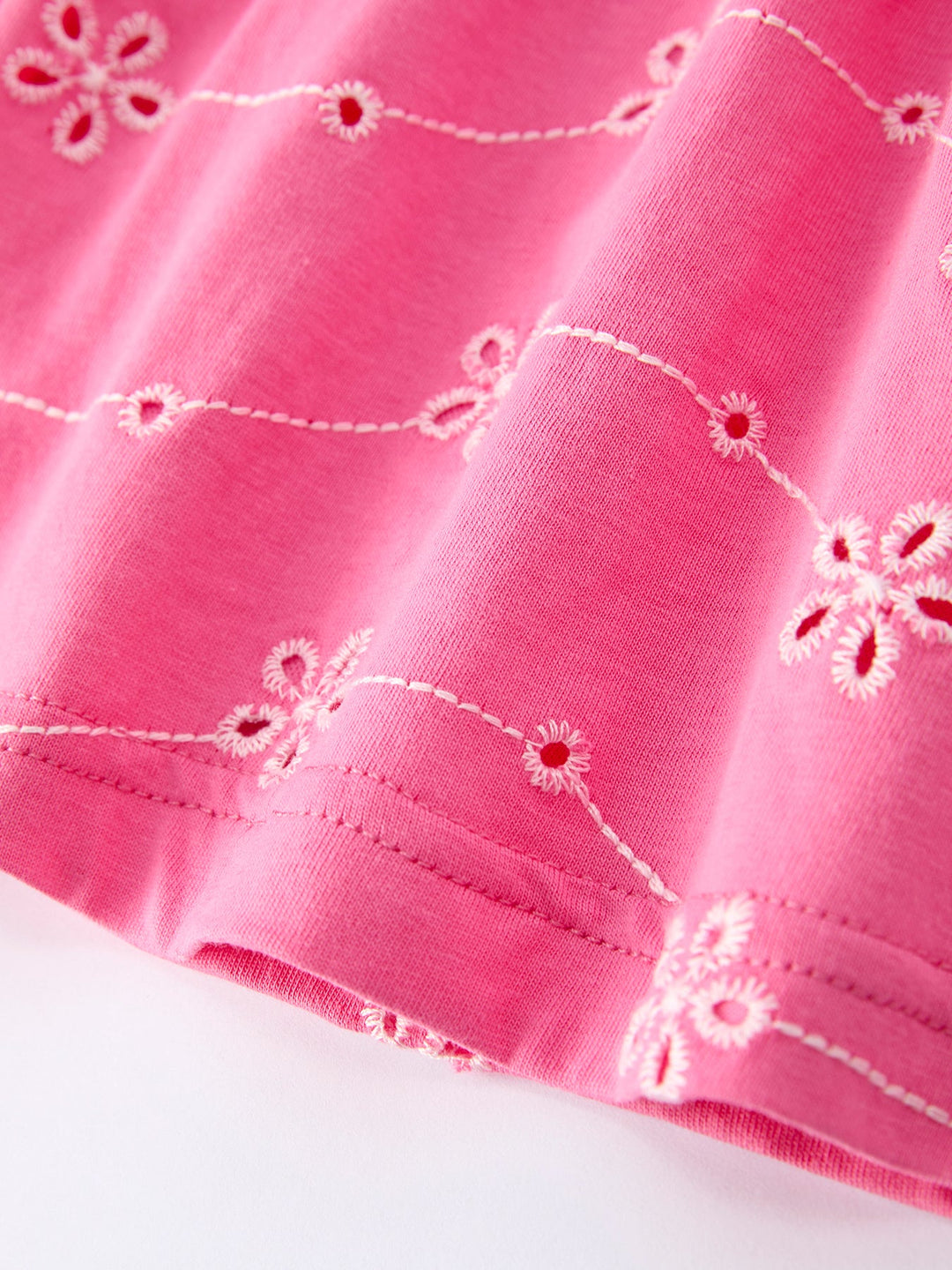Pink Bow Strap Ruffle Dress