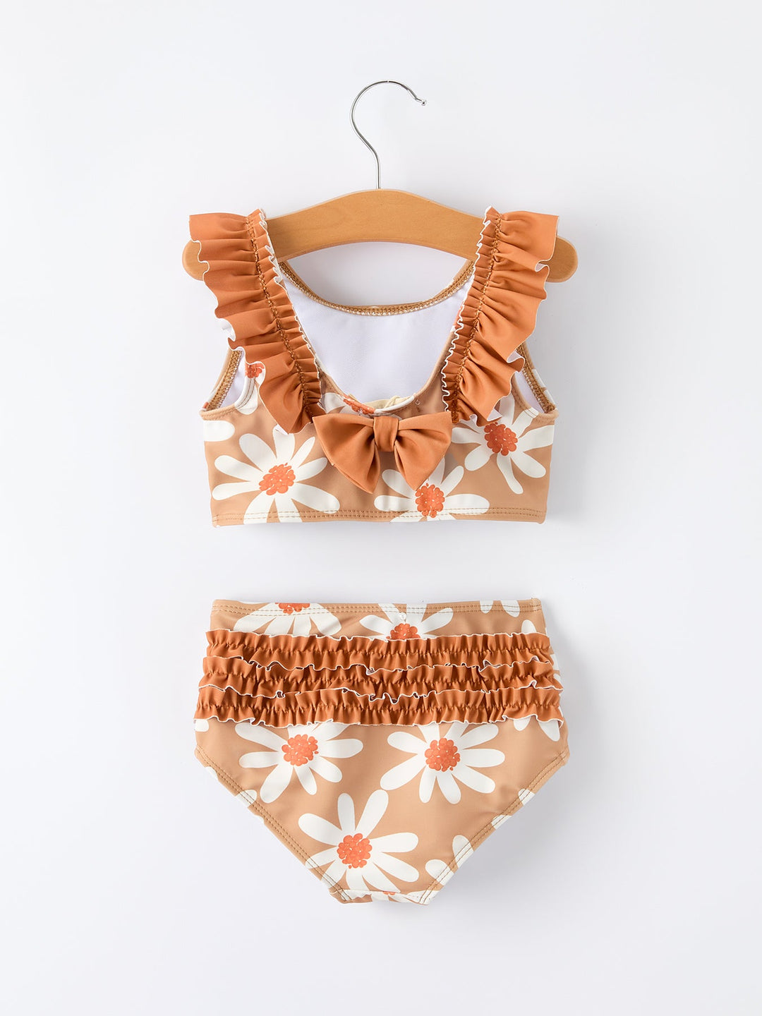 Daisy Floral Ruffle Two Piece Swimsuit