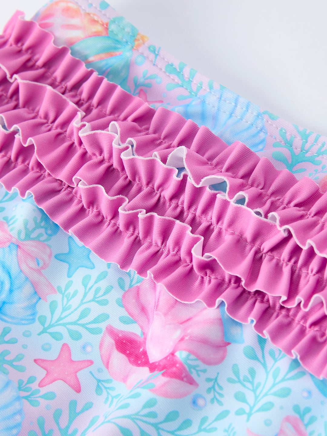 Ocean Print Two Piece Swimsuit