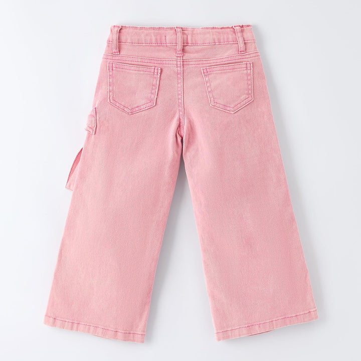 Pink Bow Denim Pants