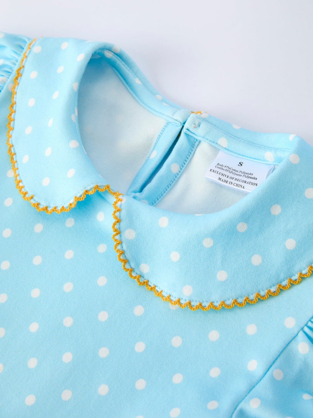 Back to School Polka Dot Pencil Applique Dress