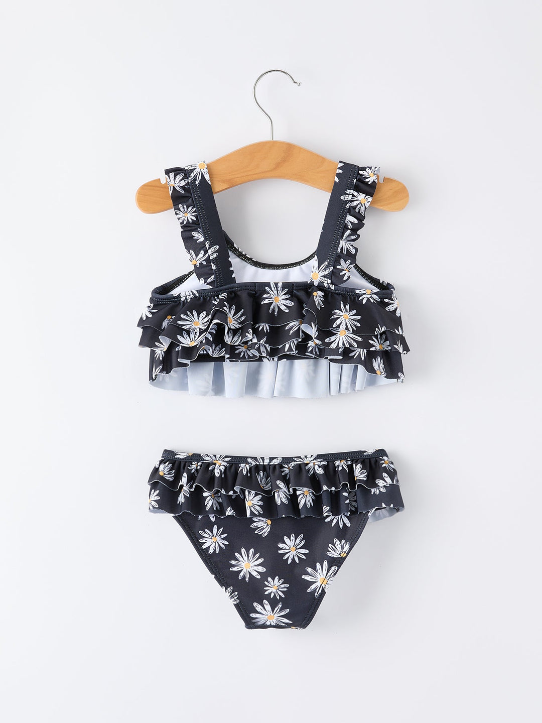Floral Two Piece Swimsuit and Cover-up Set
