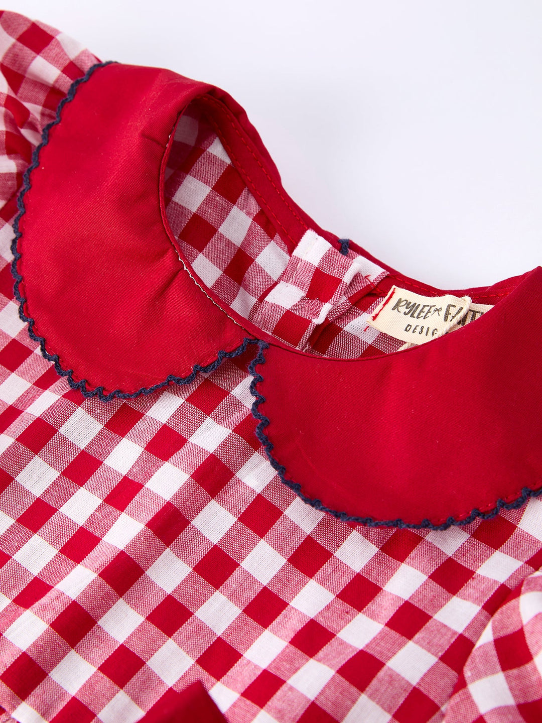 4th of July Flag Plaid Dress