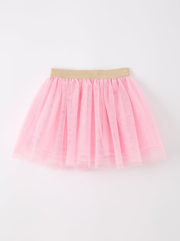 Back To School School Bus Applique Tulle Skirt