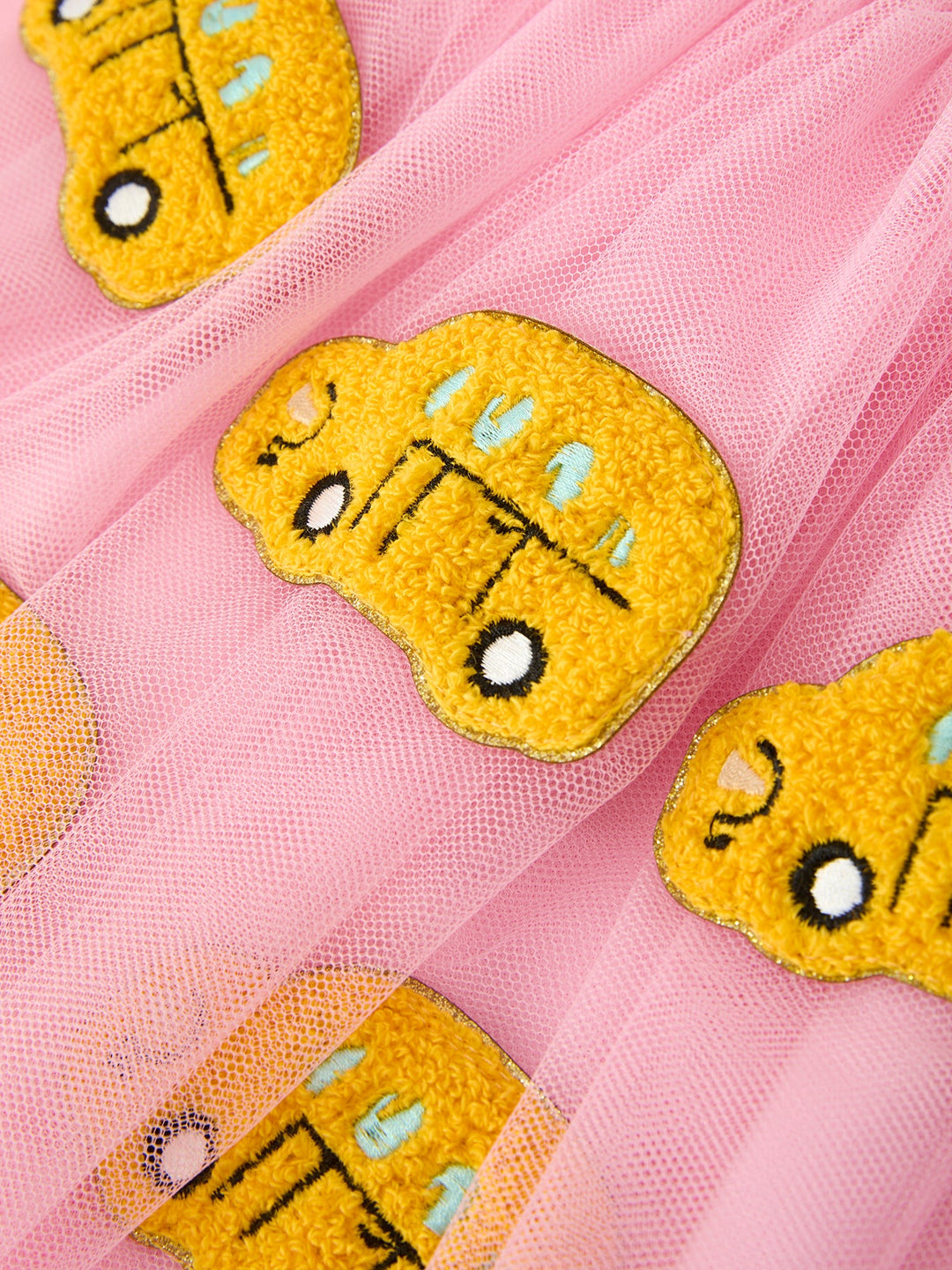 Back To School School Bus Applique Tulle Skirt