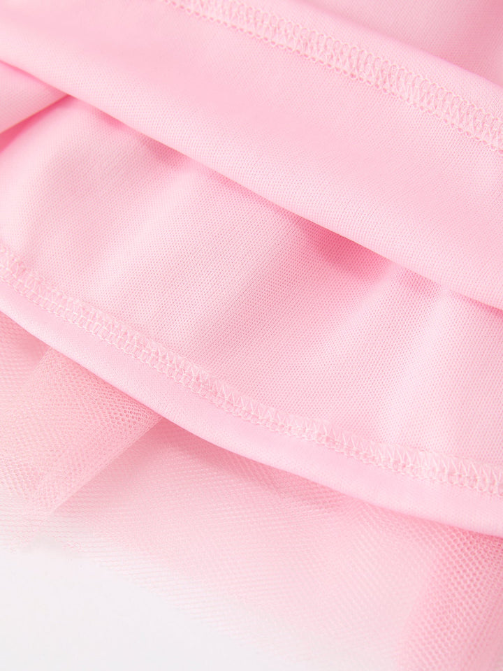 Back To School School Bus Applique Tulle Skirt