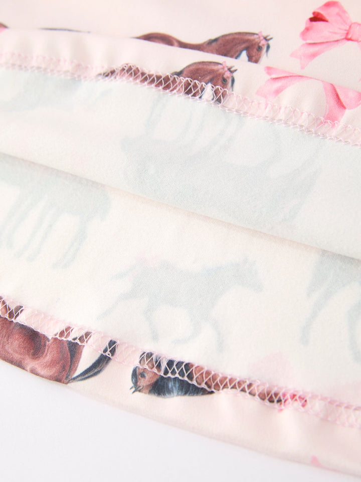 Horse Print Twirl Dress