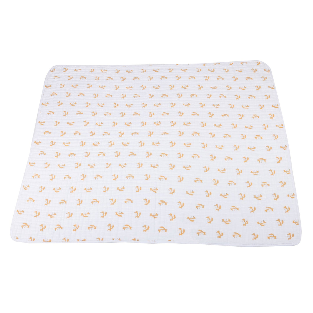 Fancy Fox and Forrest Arrow Cotton Muslin Blanket