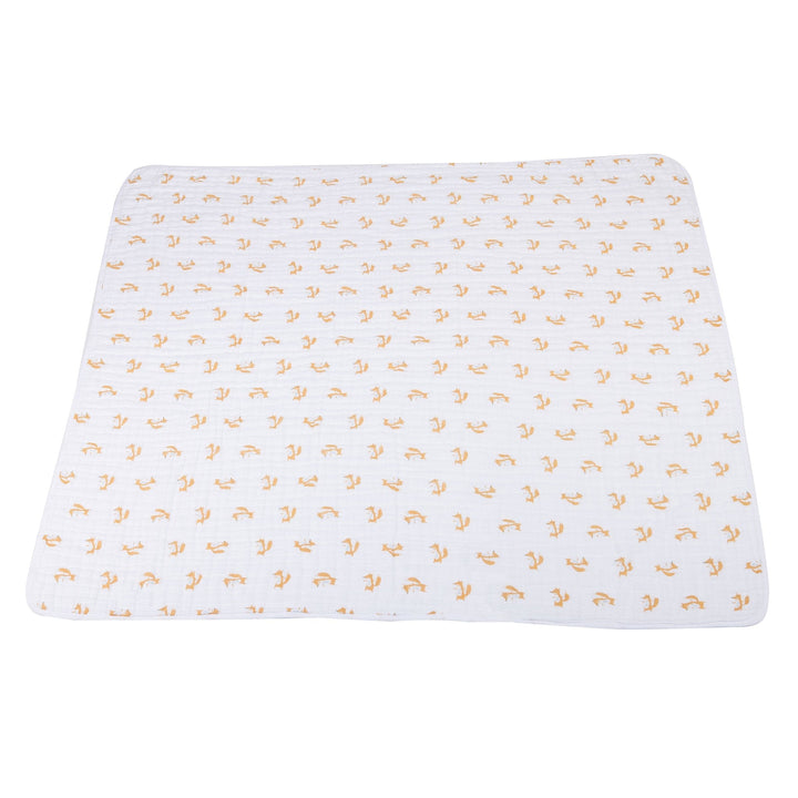 Fancy Fox and Forrest Arrow Cotton Muslin Blanket