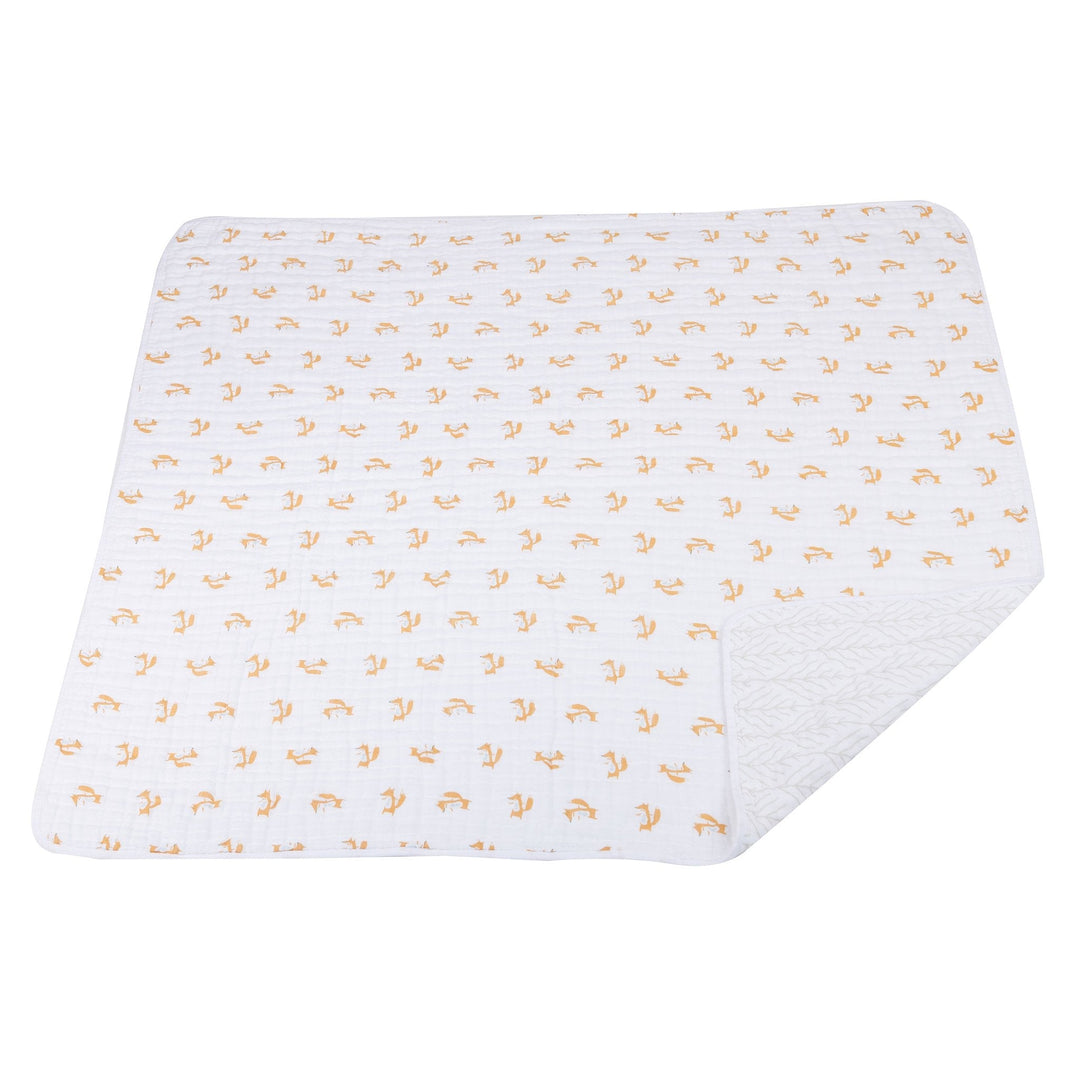 Fancy Fox and Forrest Arrow Cotton Muslin Blanket