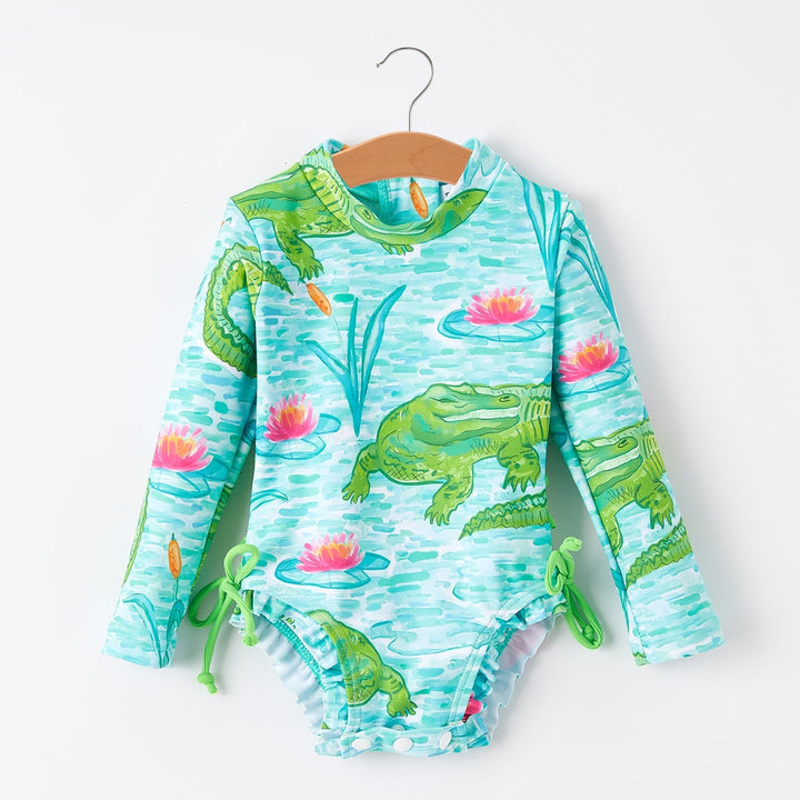 Green Crocodile Swimsuit