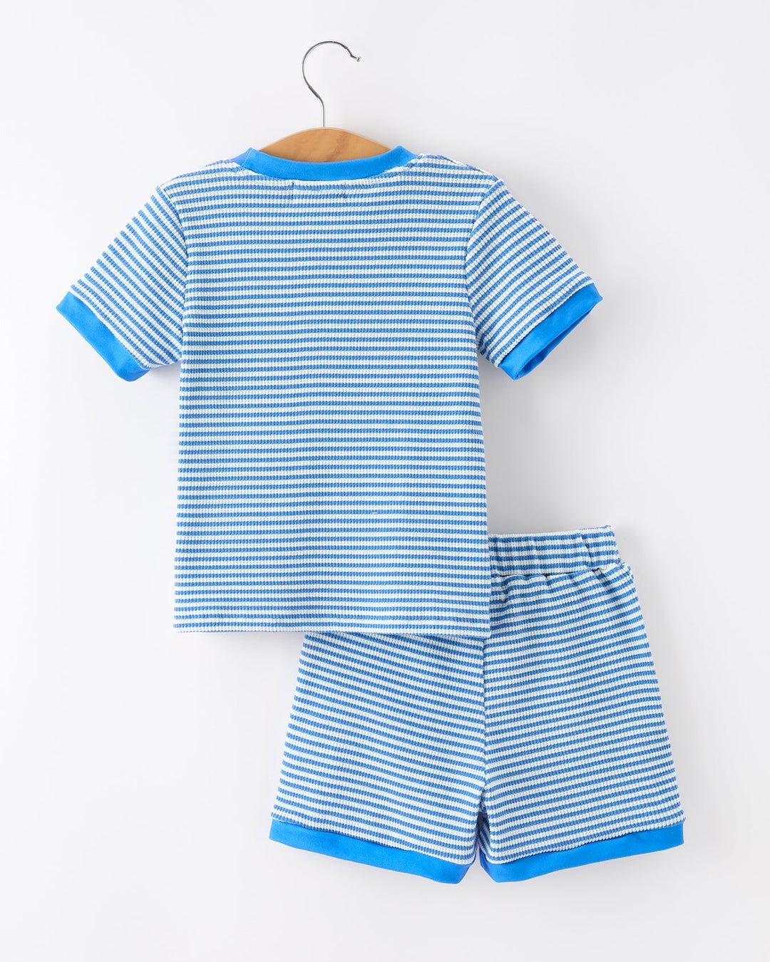 Blue and white striped children&