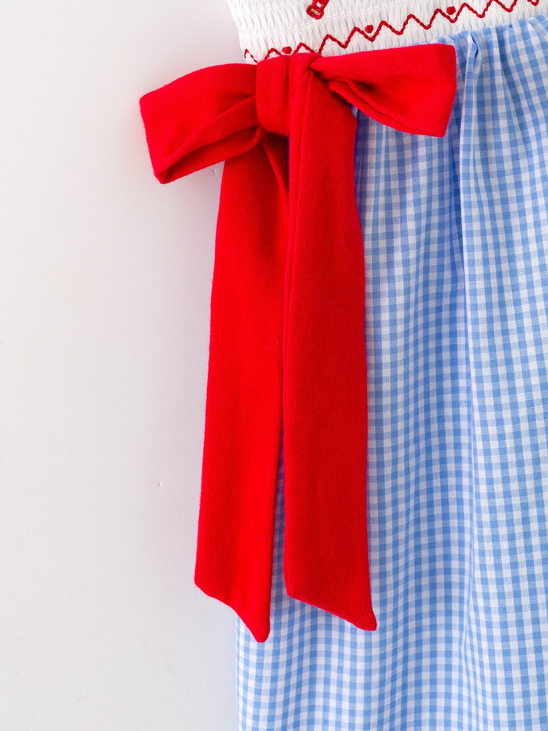 Baseball Smocked Dress