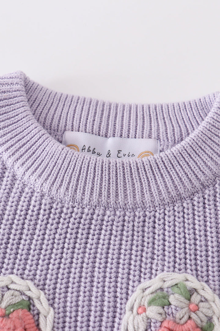 Handmade Woven Bunny Sweater