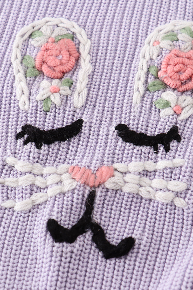 Handmade Woven Bunny Sweater