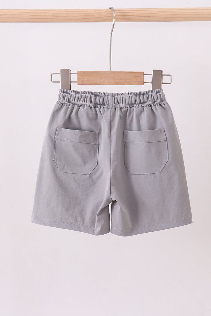 Light Grey Pocket Performance Shorts