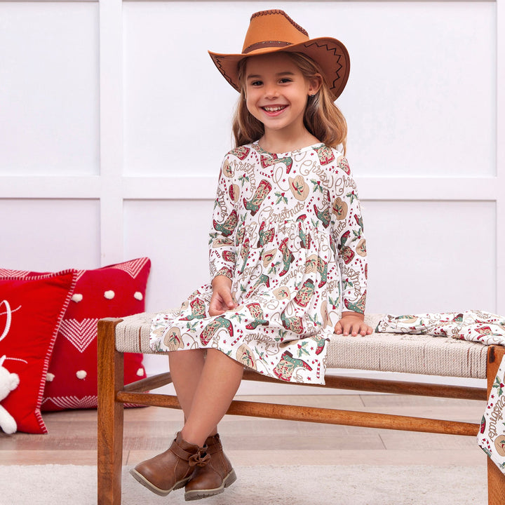 Western Christmas Bamboo Dress