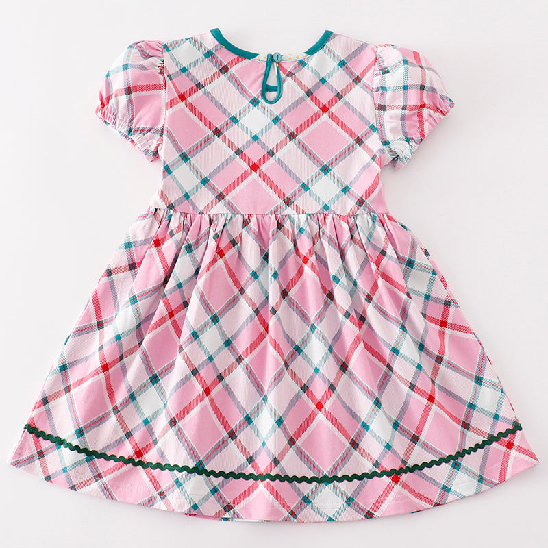 Platinum Pink Plaid Dress