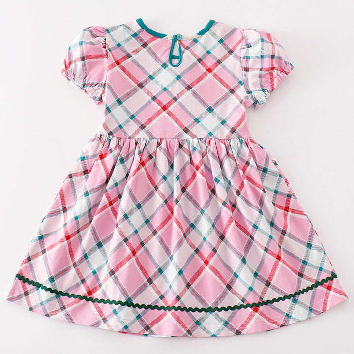 Platinum Pink Plaid Dress