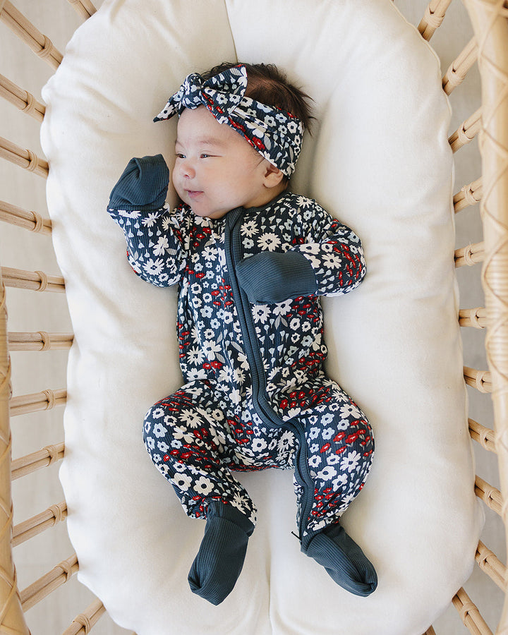 Americana Floral Ribbed Bamboo Sleepwear