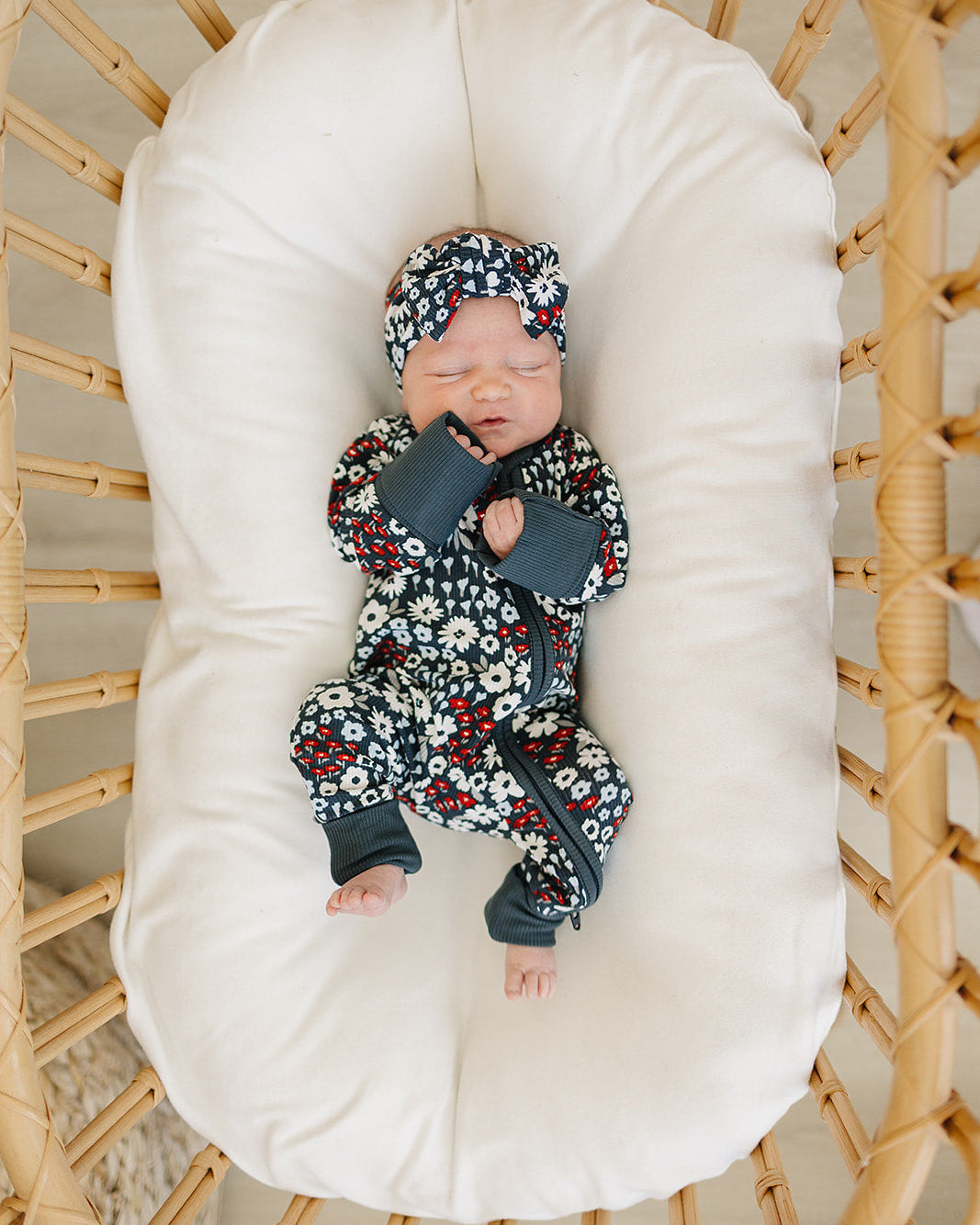 Americana Floral Ribbed Bamboo Sleepwear