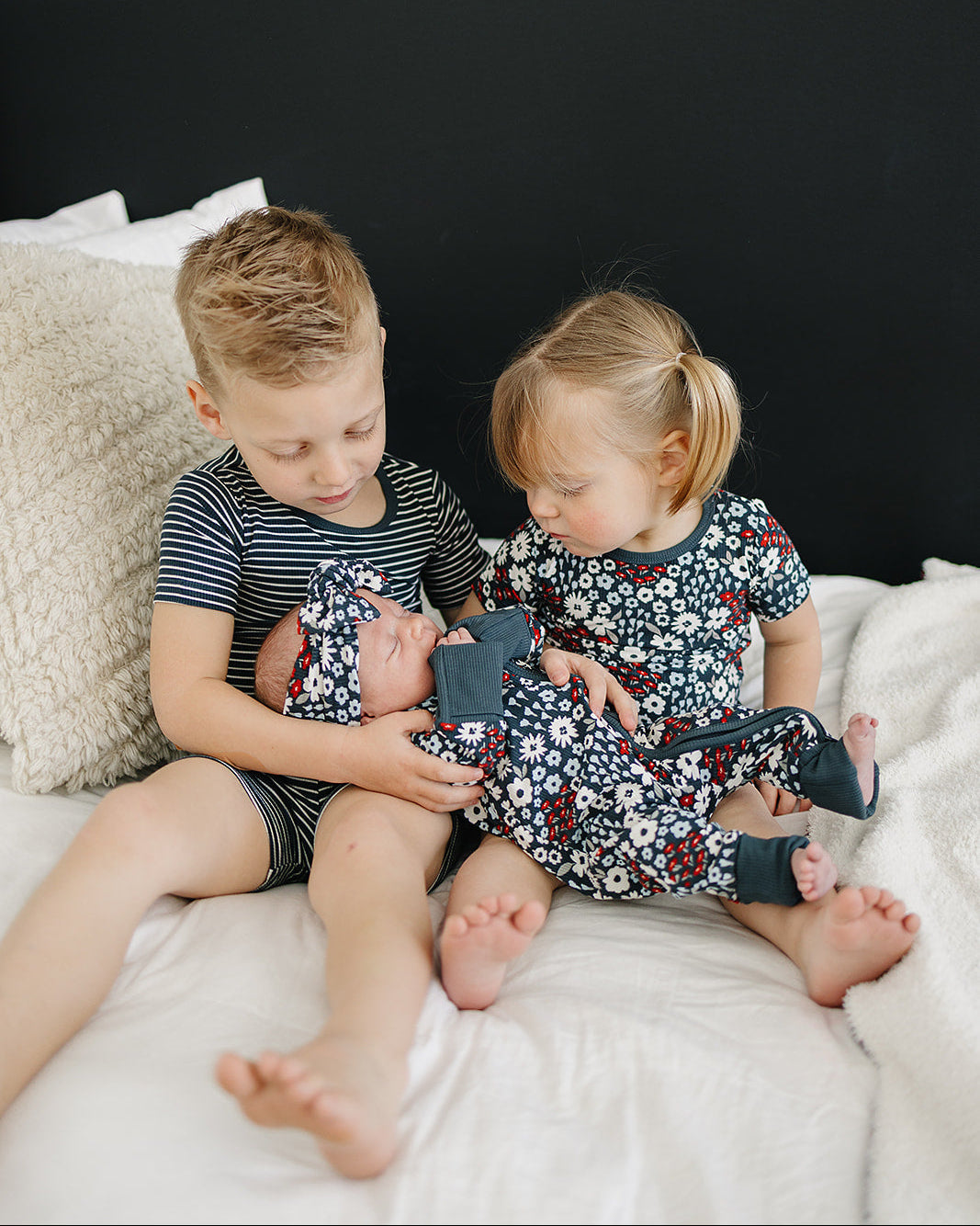Americana Floral Ribbed Bamboo Sleepwear