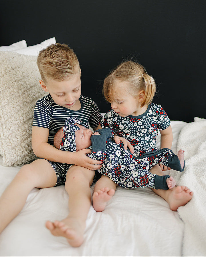 Americana Floral Ribbed Bamboo Sleepwear