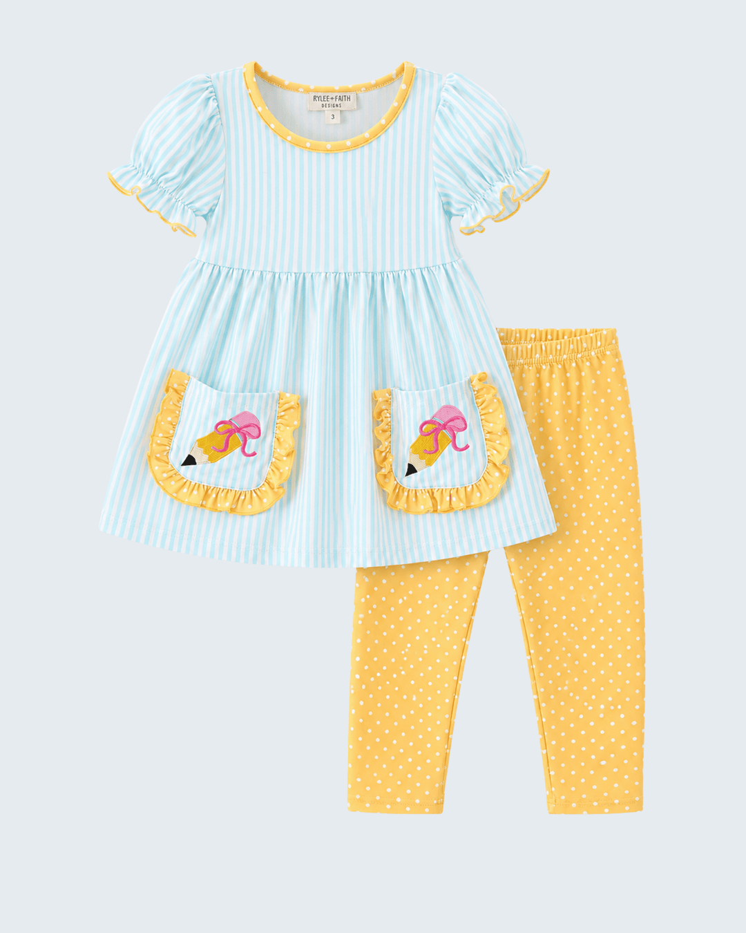 Back to school top and leggings outfit