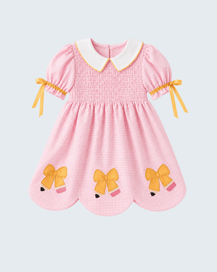 Girl Back To School Pencil Twirl Dress