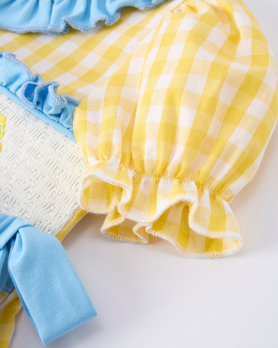 Back To School Plaid Ruffle Girls Dress